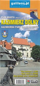 Obrazek Kazimierz Dolny Plan miasta 1:10 000