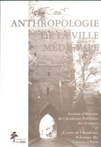 Picture of Anthropologie de la ville medievale