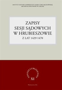 Obrazek Zapisy sesji sądowych w Hrubieszowie z lat 1429-1470