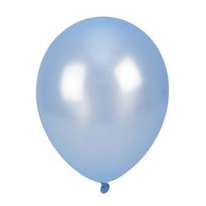 Picture of Balony metalizowane niebieskie 25cm 100szt