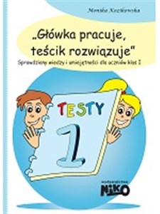 Picture of Główka pracuje teścik rozwiązuje 1 Sprawdziany wiedzy i umiejętności szkolnych dla uczniów klas pierwszych