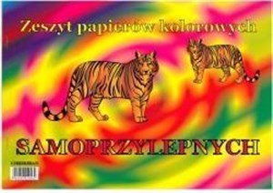 Obrazek Zeszyt papierów kolorowych A5 samoprzylepny