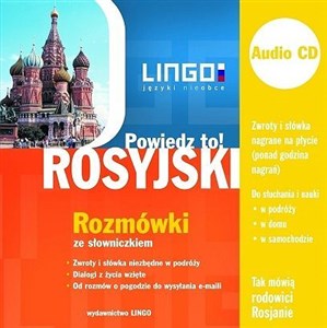 Picture of Rosyjski Rozmówki ze słowniczkiem + CD Powiedz to!