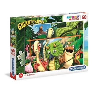 Obrazek Puzzle SuperColor 60 Gigantosaurus