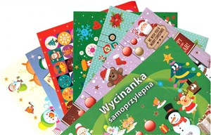Picture of Wycinanka samoprzylepna A4 Motywy świąteczne