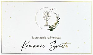 Picture of Zaproszenie Komunia (10 szt)