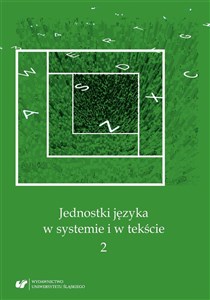 Obrazek Jednostki języka w systemie i w tekście 2