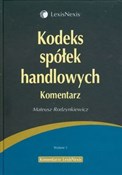 Książka : Kodeks spó... - Mateusz Rodzynkiewicz