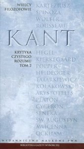 Obrazek Wielcy Filozofowie 16 Krytyka czystego rozumu Tom 2