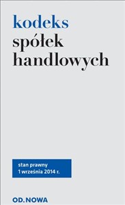 Obrazek Kodeks spółek handlowych