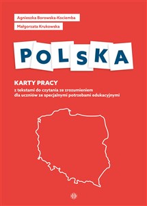 Obrazek Polska Karty pracy z tekstami do czytania ze zrozumieniem dla uczniów ze specjalnymi potrzebami edukacyjnym