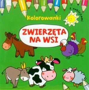 Picture of Zwierzęta na wsi Kolorowanki z naklejkami