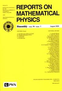 Picture of Reports On Mathematical Physics 86/1 - Polska