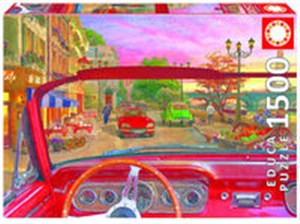 Obrazek Puzzle Paryż zza szyby samochodu 1500