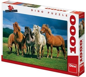 Picture of Puzzle 1000 Konie Islandzkie DINO