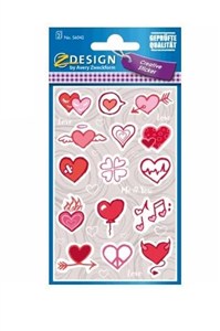 Picture of Naklejki papierowe - Serca