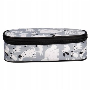 Obrazek Piórnik Psy szary