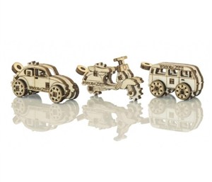 Picture of Drewniane puzzle 3D Zabytkowy transport