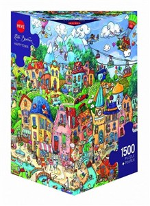 Picture of Puzzle 1500 Szczęśliwe miasto (Puzzle+plakat)