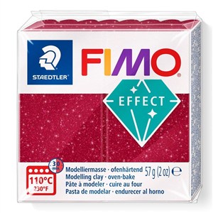 Picture of Masa termoutwardzalna Fimo 57g czerwony galaxy