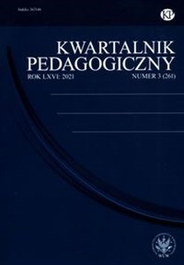 Obrazek Kwartalnik Pedagogiczny 3/2021