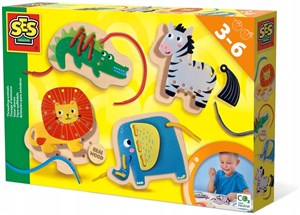 Obrazek Nawlekanie sznureczka zwierzątka