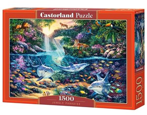 Obrazek Puzzle Jungle Paradise 1500 C-151875