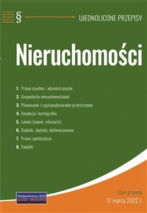 Obrazek Nieruchomości - ujednolicone przepisy