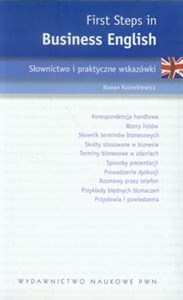 Picture of First Steps in Business English Słownictwo i praktyczne wskazówki