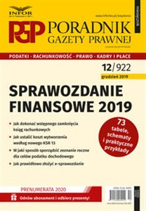 Picture of Sprawozdanie finansowe 2019 Poradnik Gazety Prawnej 12/2019