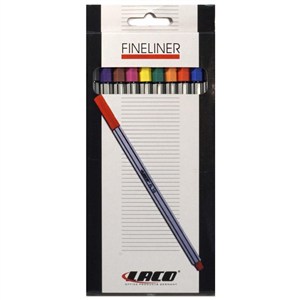 Picture of Cienkopis 10 kolorów LACO