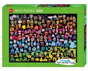 Picture of Puzzle 1000 Tęczowe Doodle