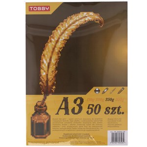 Obrazek Papier Brystol A3 50 ark.250g