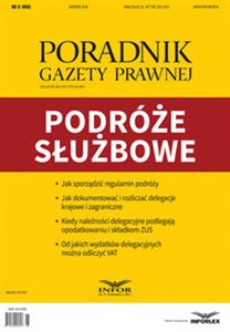 Picture of Podróże służbowe Poradnik Gazety Prawnej 8/2018