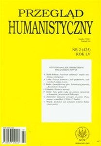 Obrazek Przegląd humanistyczny 2/2011