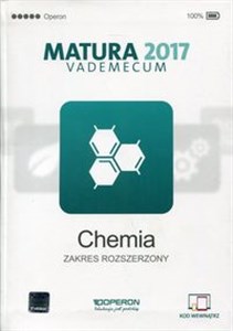 Obrazek Chemia Matura 2017 Vademecum Zakres rozszerzony Szkoła ponadgimnazjalna
