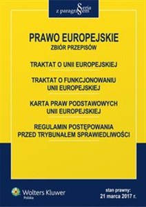 Picture of Prawo Europejskie Zbiór przepisów