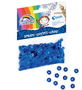 Obrazek Confetti cekiny kółko niebieskie Fiorello GR-C14-6B