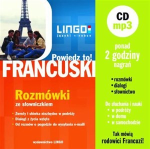 Picture of Francuski Rozmówki Powiedz to! + audiobook MP3 Rozmówki polsko-francuskie i audiobook CD-MP3