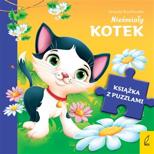 Obrazek Książka z puzzlami Nieśmiały kotek