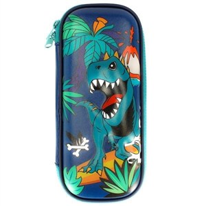 Picture of Piórnik 3D Dino 1 zamek 2 klapki