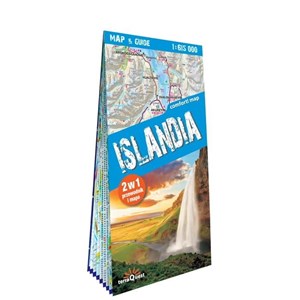 Obrazek Islandia laminowany 2w1: przewodnik i mapa
