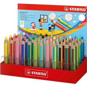 Obrazek Kredka Woody 3w1 (48szt) STABILO