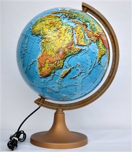 Obrazek Globus 320 fizyczny 3D podświetlany