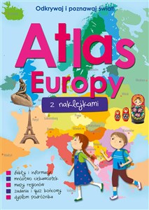 Obrazek Atlas Europy z naklejkami