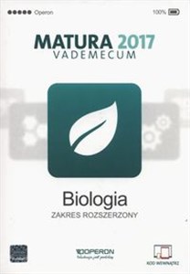 Picture of Biologia Matura 2017 Vademecum Zakres Rozszerzony