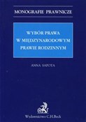 Wybór praw... - Anna Sapota -  foreign books in polish 