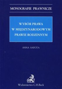 Obrazek Wybór prawa w międzynarodowym prawie rodzinnym