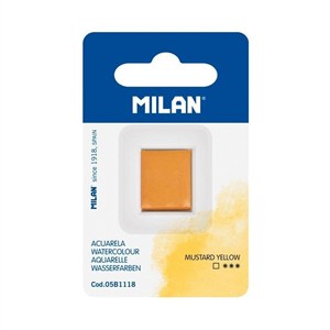 Obrazek Farba akwarelowa w kostce musztardowy MILAN