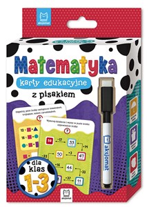 Obrazek Matematyka klasy 1-3 Karty edukacyjne z pisakiem